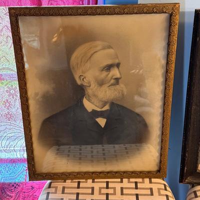 Framed Photo Of Grandpa Johnson