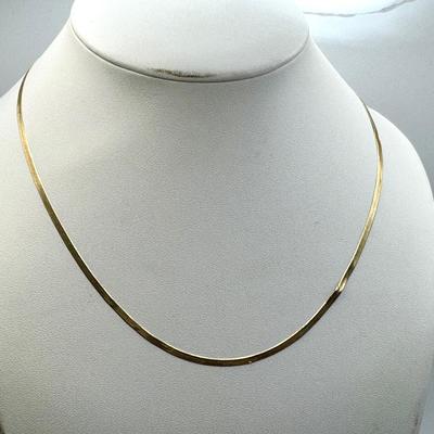 14KT Gold Stamped Necklace