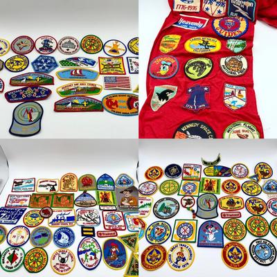 Huge Collection Of Vintage Boy Scout Patches