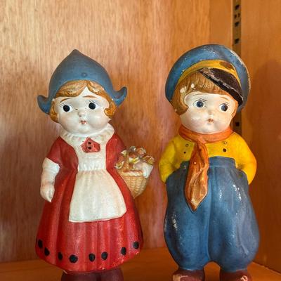 (2) Dutch Ceramic Figurines
