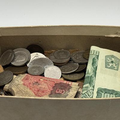 Foreign Currency & Coins Mystery Lot
