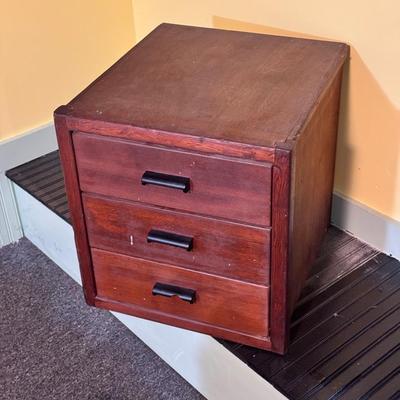 Three Drawer Night Stand 