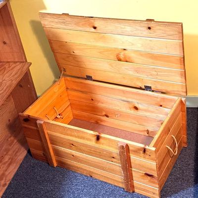 Wooden Footlocker 