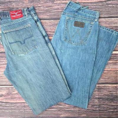 "Wrangler" and "Kimes" Jeans