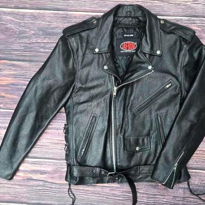 Live To Ride! "Jadrum" Motorcycle Leather Jacket