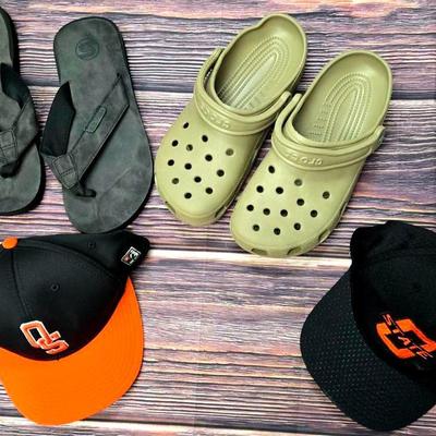 Sport Dads OSU Hats, "Crocs," And "Seven" Flip Flops