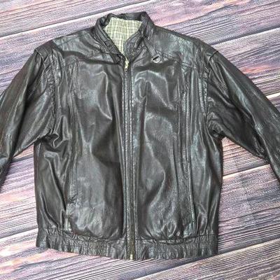 Think of a cup of warm coffee when looking at this deep expresso colored Leather Jacket!