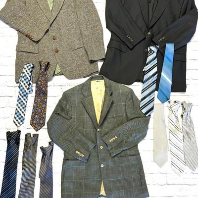 Men’s Blazers & Ties: “Harold’s,” “David Hunter,” & More! 