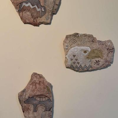 Etched Stone Folk Art 