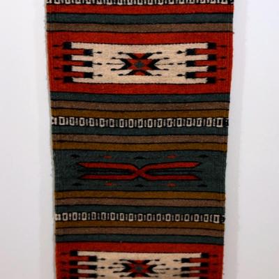 Hanging Southwestern Wool Table Runner 
