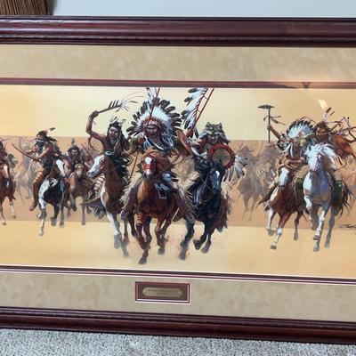 Bev Doolittle Beyond Negotiations Framed Art - Signed 