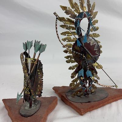 Jay L Tschudy Rare Handcrafted Metal Art Sculptures