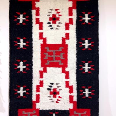 Handwoven Wool Navajo Rug