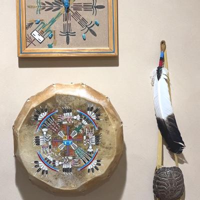 3 Piece Native American Wall Art