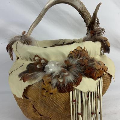 Hand Crafted Native American Basket