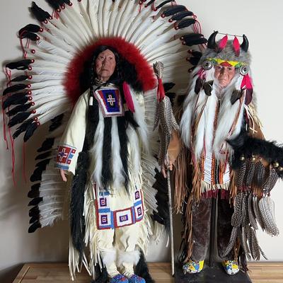 Native American Squaw/Chief Dolls