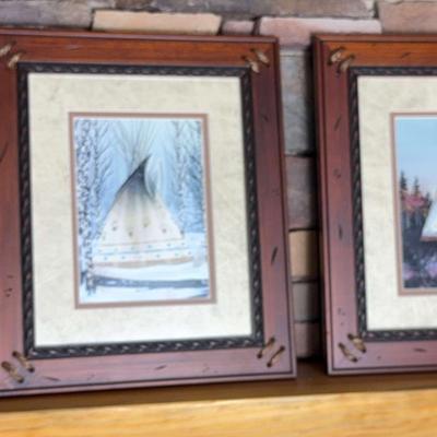 Set of Four Native American Prints 
