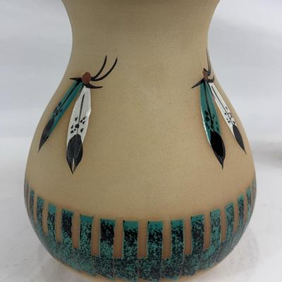 Navajo Native American Marilyn Wiley Pottery Vase  