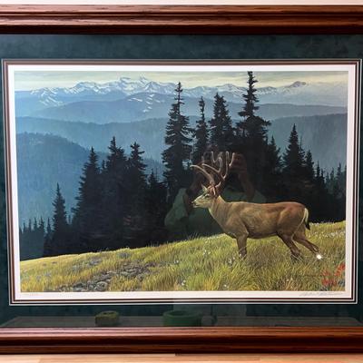 “Black-Tailed Deer In the Olympics” By Robert McLellan Bateman