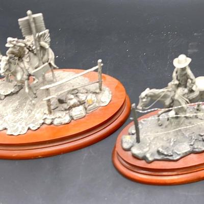 Chilmark Fine Pewter - "Merry Christmas Neighbor & Line Rider" 