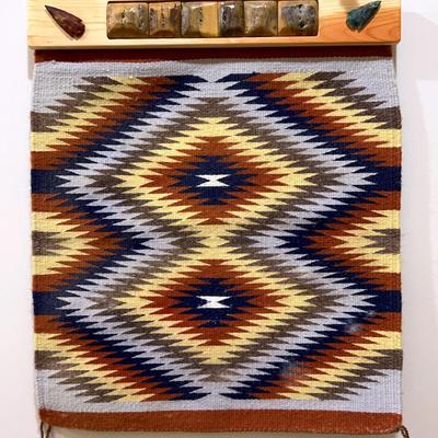 Handwoven Wool Navajo Rug