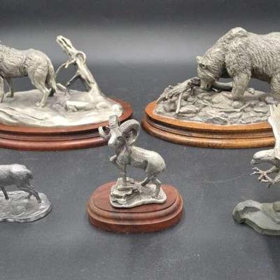 Chilmark Fine Pewter Animal Sculptures