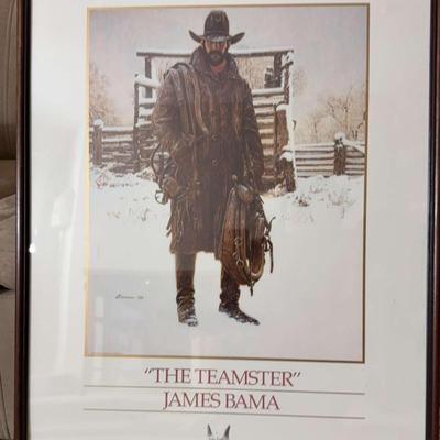 Portraits of The West - "The Teamster" - James Bama