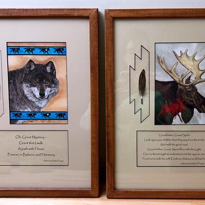 “Wolf Clan Sister” & “Majestic Spirit” By Carol Snow
