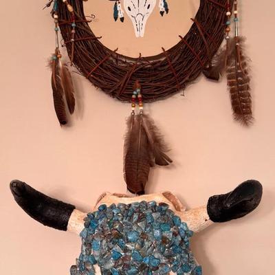 Native American Wall Hangings (4 Hangings)