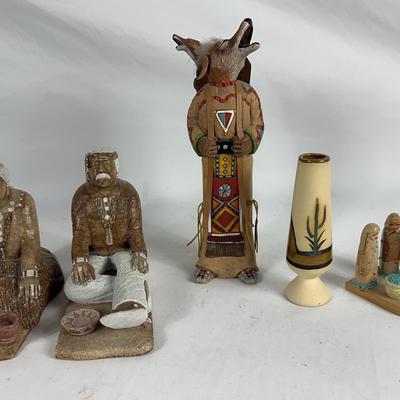 Collection of Native American Art and Statues 