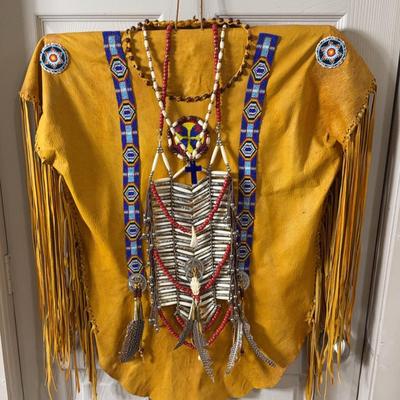 Beaded Native American War Shirt 