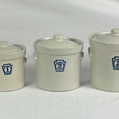 Ceramic Farmhouse Canisters