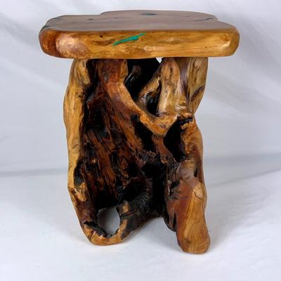 Hand Made Root Wood Side Table