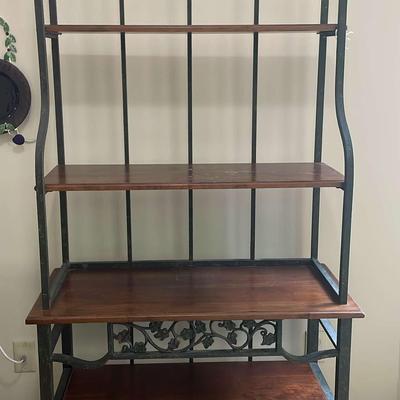 Textured Metal Five Tier Shelf 