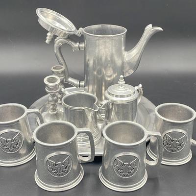 Pewter Serving Set