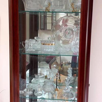 Curio Cabinet with Contents