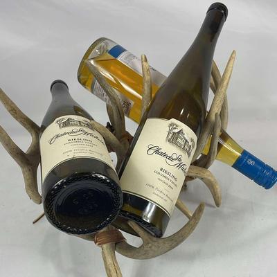 Antler Wine Bottle & Candle Holders 
