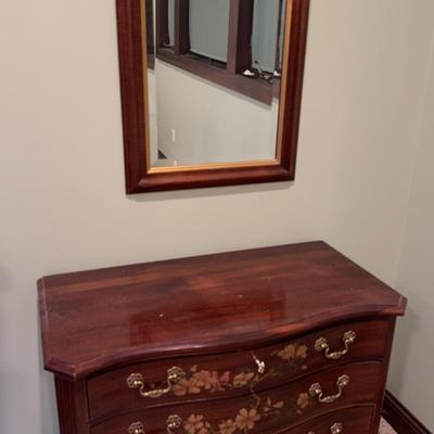 Jasper Furniture Co Low Chest of Drawers + Mirror 