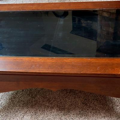 Glass Top Coffee Table 