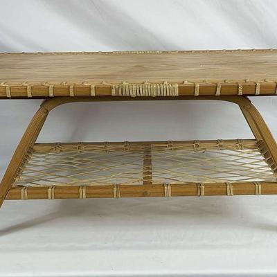 Wicker Style Coffee Table 