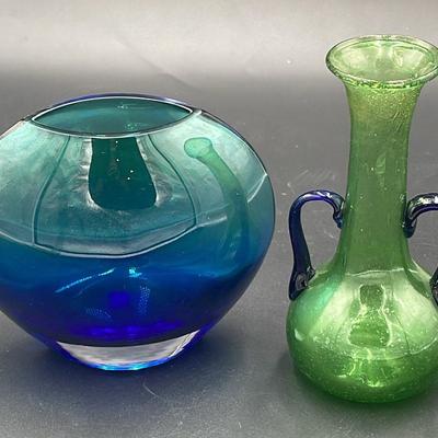 Pair of Unique Vases 