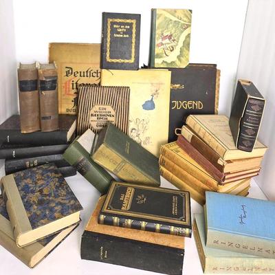 Antique & Vintage German Books: Strindberg, Dante & More