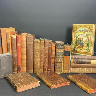 Antique And Vintage German Books: Le Prince De Beaumont 1772, Sehwald 1883 & More