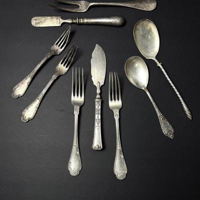 800 Silver (Marked Or Tested) Utensils
