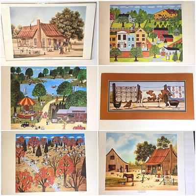 Signed & Numbered Folk Art Prints: Beth Cumming, Mike Falco - 11x17” To 20x24”