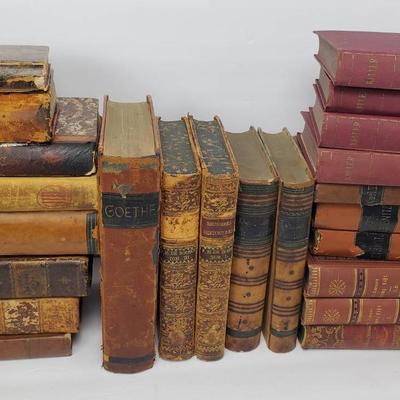 Antique/Vintage French & German Books: De Bourcet 1792, Lives Of Composers, More