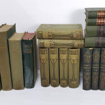 Antique And Vintage German/Austrian Books: Grillparzers, Stifters, Saphir, Scherr & More 
