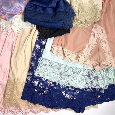 Vintage Lingerie Slip Skirts & Shorts- Philmaid, Barbizon, American Maid & More - (various sizes)