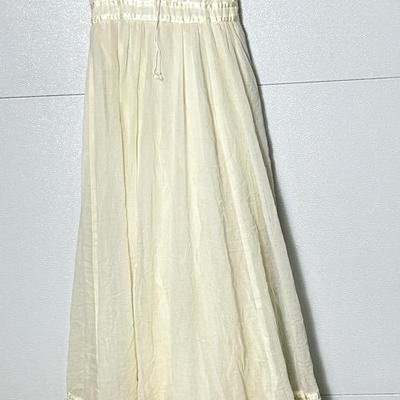 Vintage Gunne Sax White Maxi Dress - Size Small