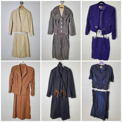 Vintage Blazer & Skirt Sets - Klines, Sacony, Martha Manning, Anne Klein & More 